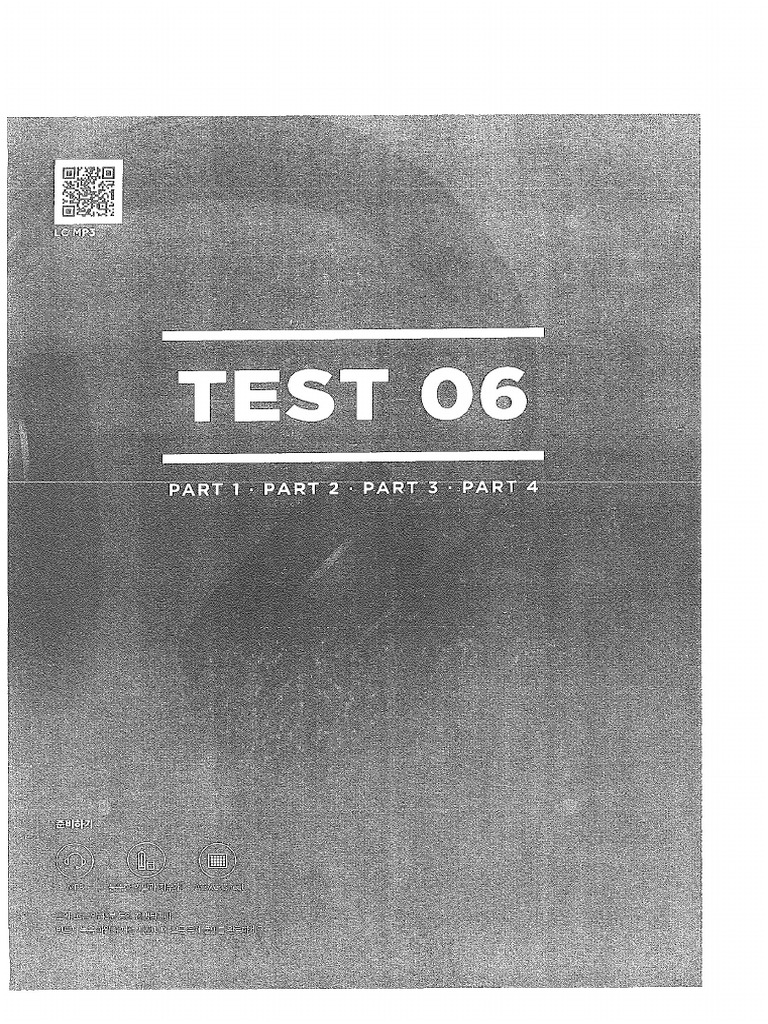 Test 6 - Listening (Short Term) | PDF