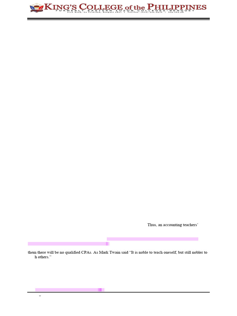 Teaching Methods for Accounting Educators | PDF | Learning | Teachers