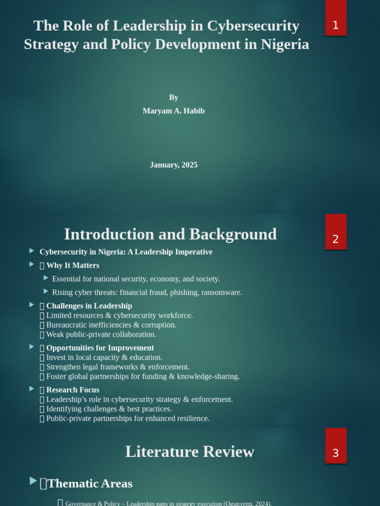 The Role of Leadership in Cybersecurity Strategy | PDF | Computer ...