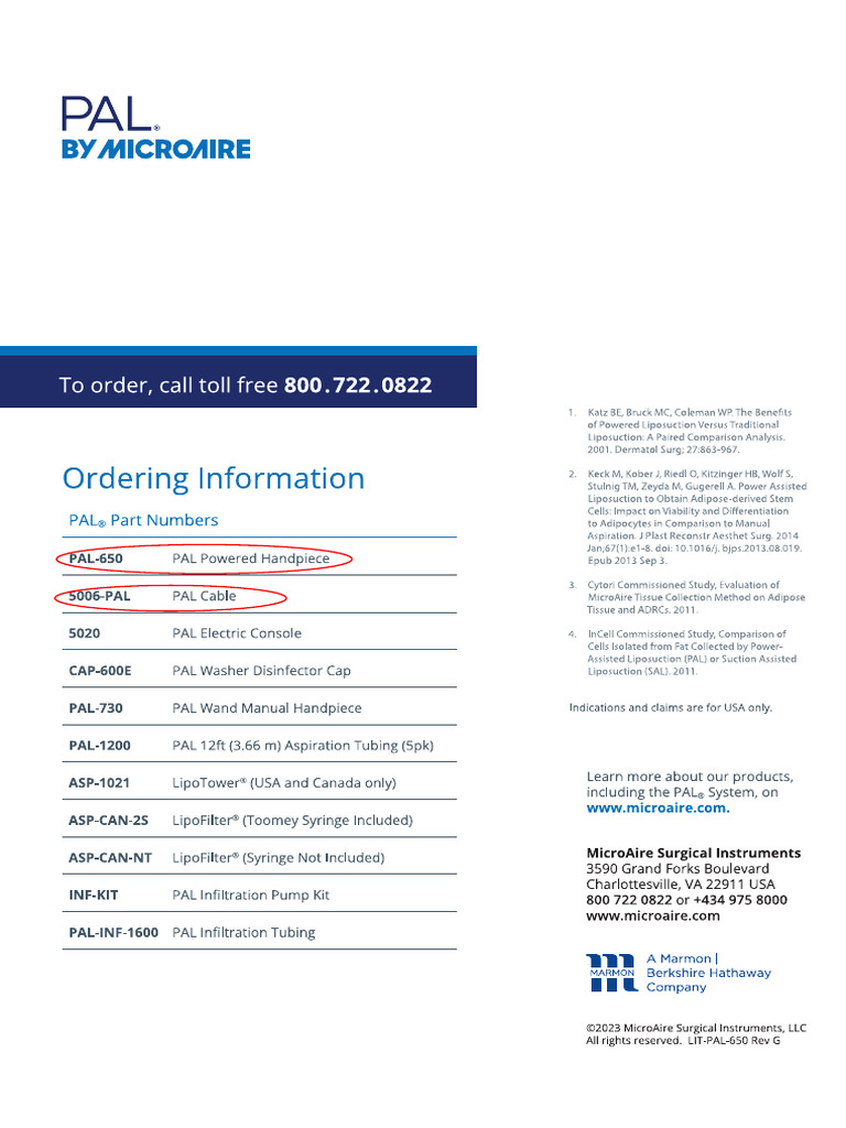 Catalogue Microaire | PDF