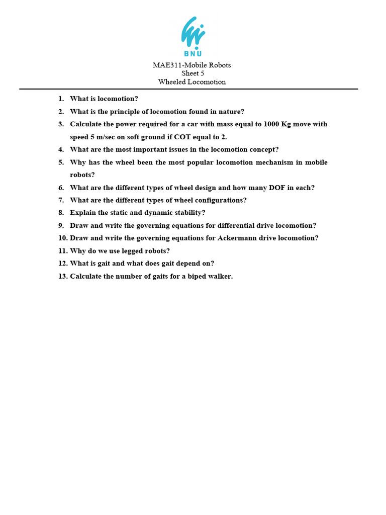 Sheet 5 | PDF