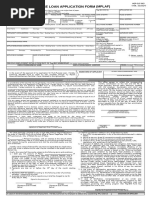 MPLAF 2025 Application Form | PDF | Payroll | Loans