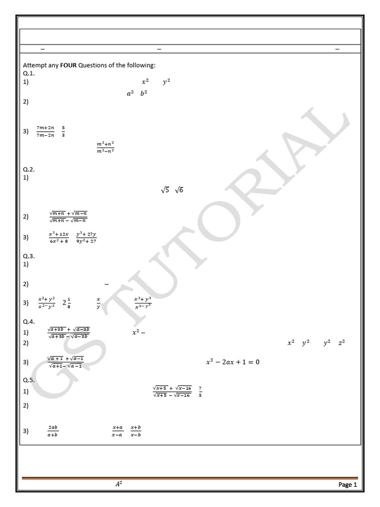 Chap 7 - Ratio and Proportion Paper | PDF | Arithmetic | Division ...