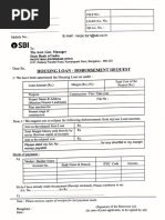 Sbi Disbursement Form | PDF