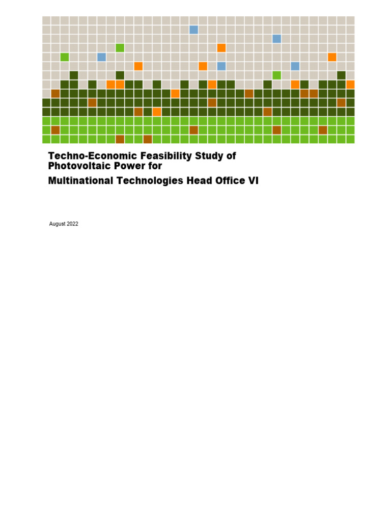 Solar PV Feasibility Study for Lagos Office | PDF | Photovoltaic System ...