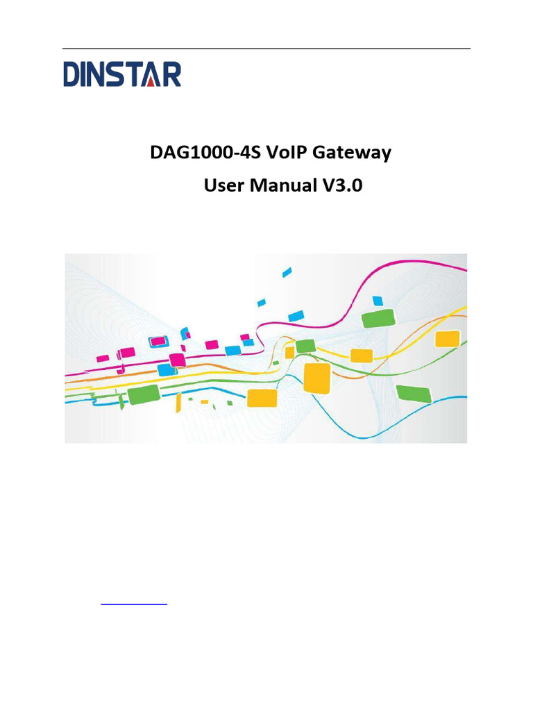 DAG1000-4S FXS Gateway User Manual | PDF | Ip Address | Computer Network