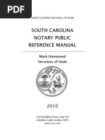 Notary Public Reference Manual