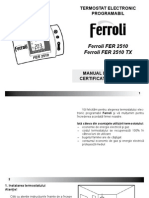 2287 MANUAL Ferroli 2510 2510TX