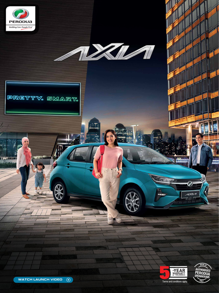 Perodua Axia 2024 Brochure Overview | PDF | Headlamp | Anti Lock ...