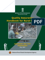 Quality Assurance Hand Book for Rural Roads VolumeII