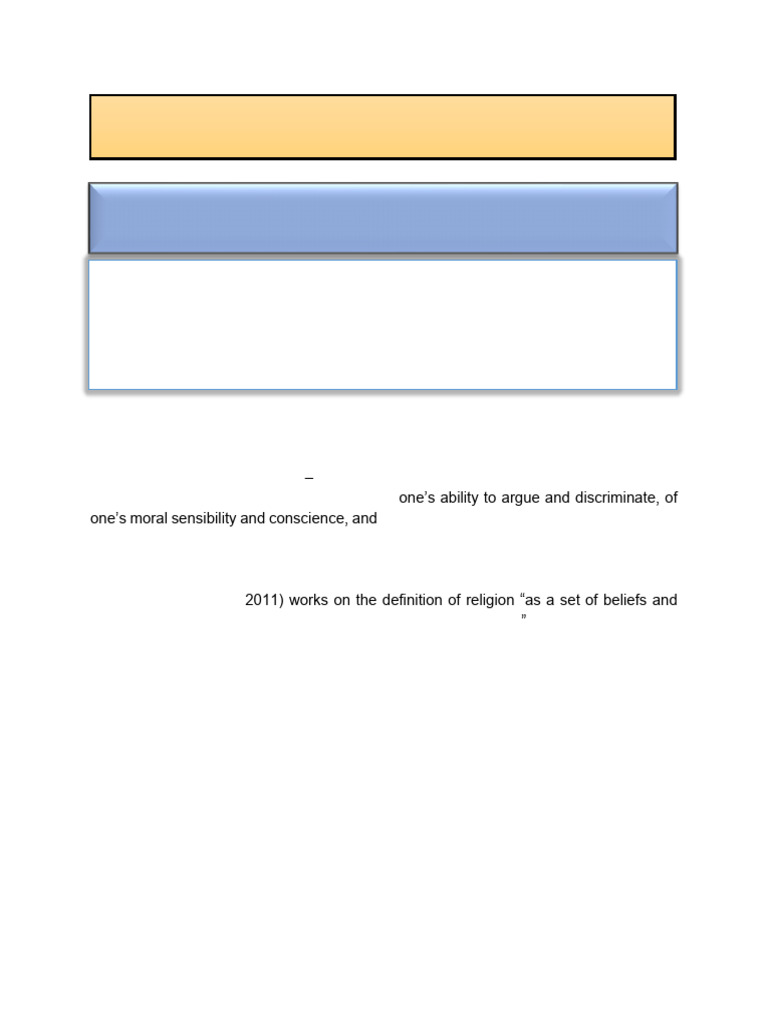 Chapter 2 - Lesson 3 - Spiritual Self - Believe It or Not! | PDF ...