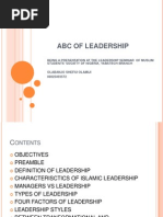 ABC of Leadership