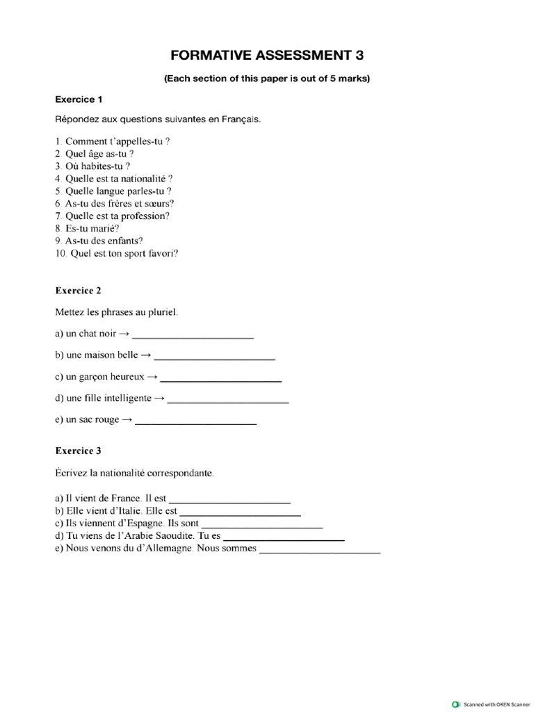 Formative Assessment 3 For Quest | PDF
