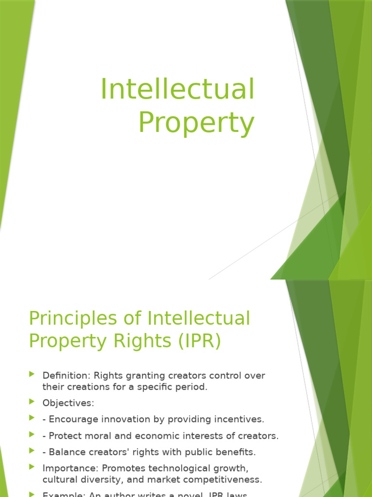 Intellectual Property Rights Overview | PDF | Patent | Intellectual ...