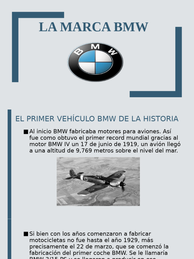 Historia y Descontinuación de BMW | PDF | BMW | Marcas de lujo