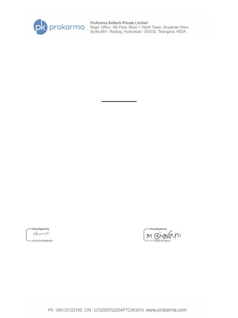 Senior Software Engineer Offer Letter | PDF
