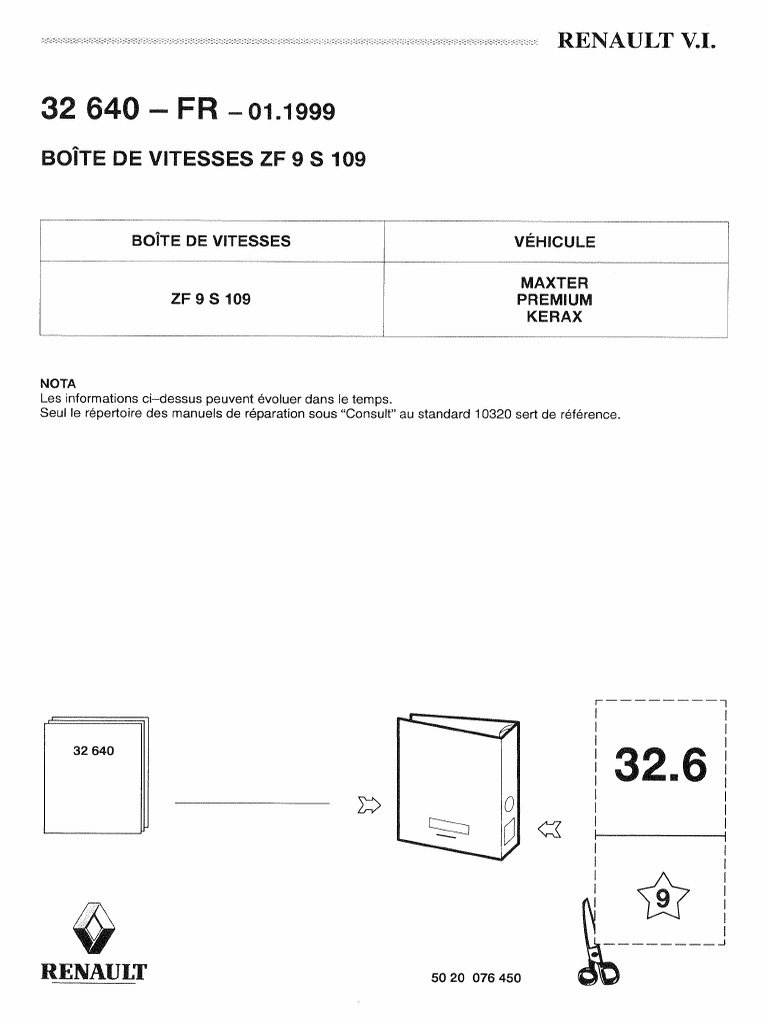 Boite de Vitesse ZF | PDF