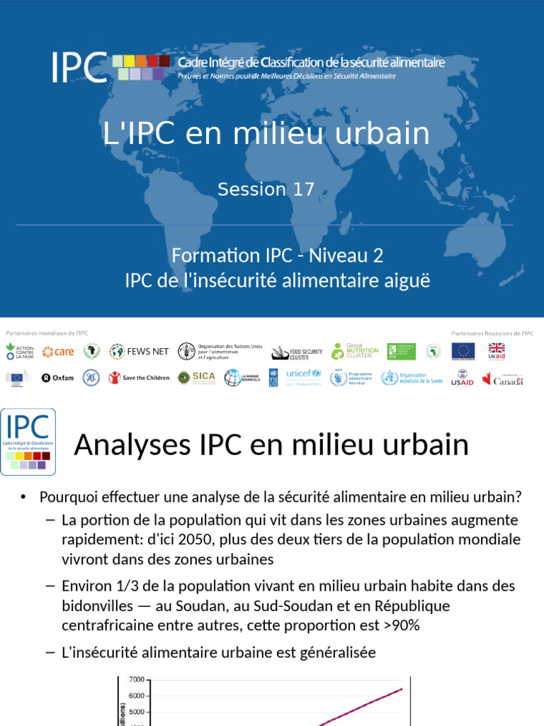 Analyse IPC de la sécurité alimentaire urbaine | PDF | Ville | Sécurité ...