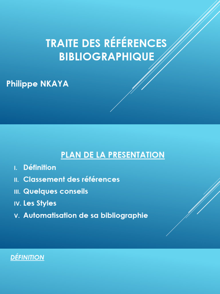 Guide complet sur les références bibliographiques | PDF | Bibliographie ...