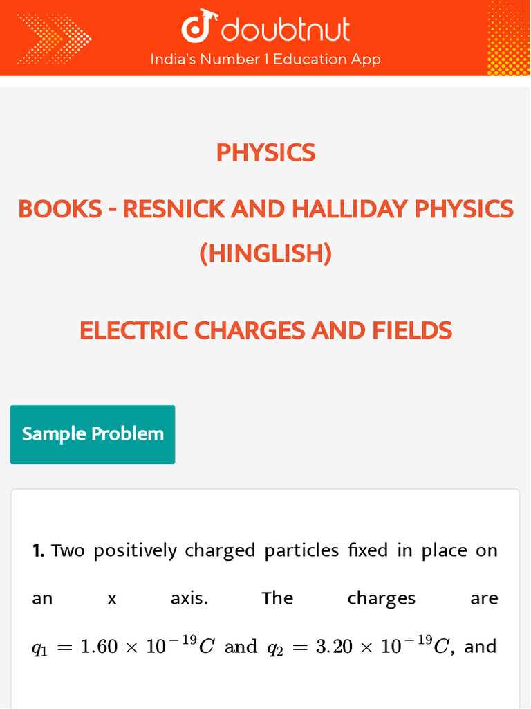 Electrostatic Forces on Charged Particles | PDF | Electron | Electric Field