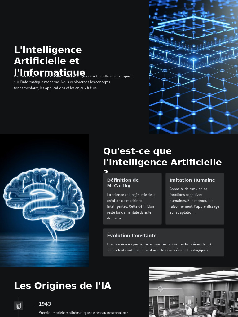 Impact de l'IA sur l'informatique moderne | PDF | Intelligence ...