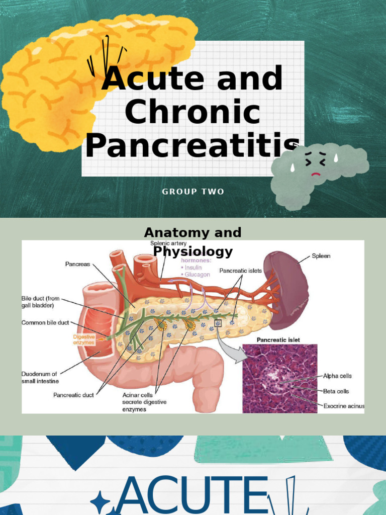 Acute and Chronic Pancreatitis | PDF | Pancreas | Digestive System
