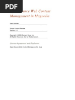 Open Source Web Content Management in Magnolia