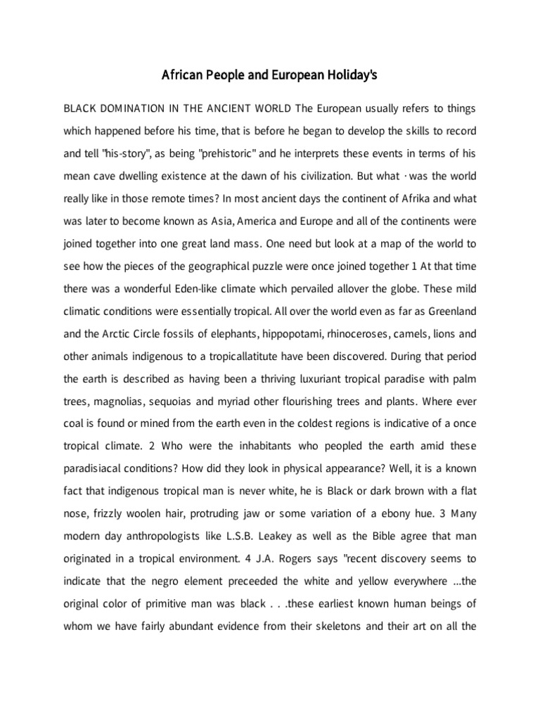 African Origins and Ancient Civilizations | PDF