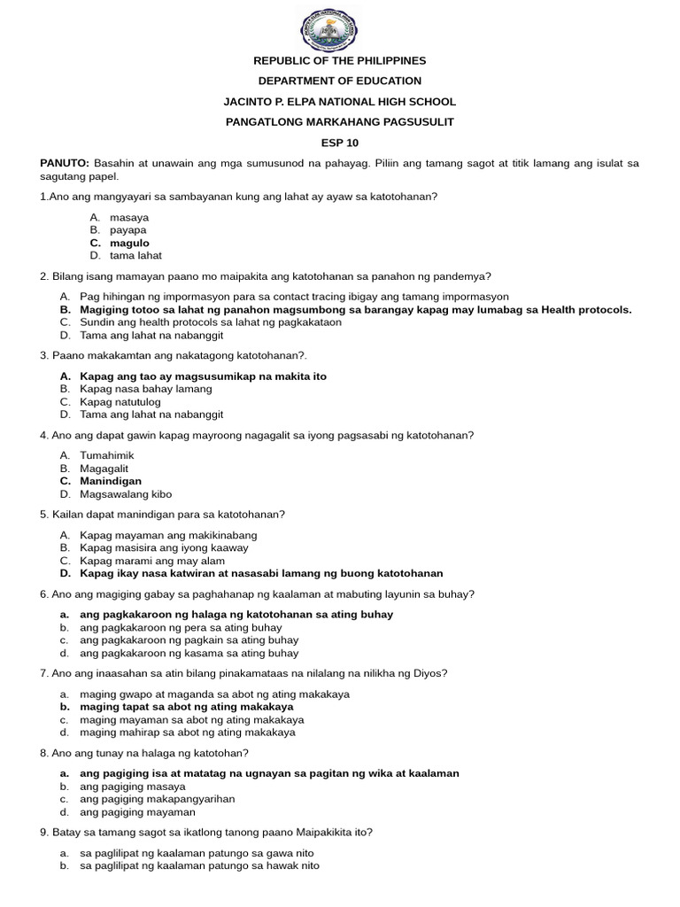 Final Exam | PDF