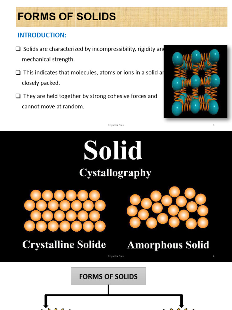 Solids | PDF | Crystal Structure | Crystal