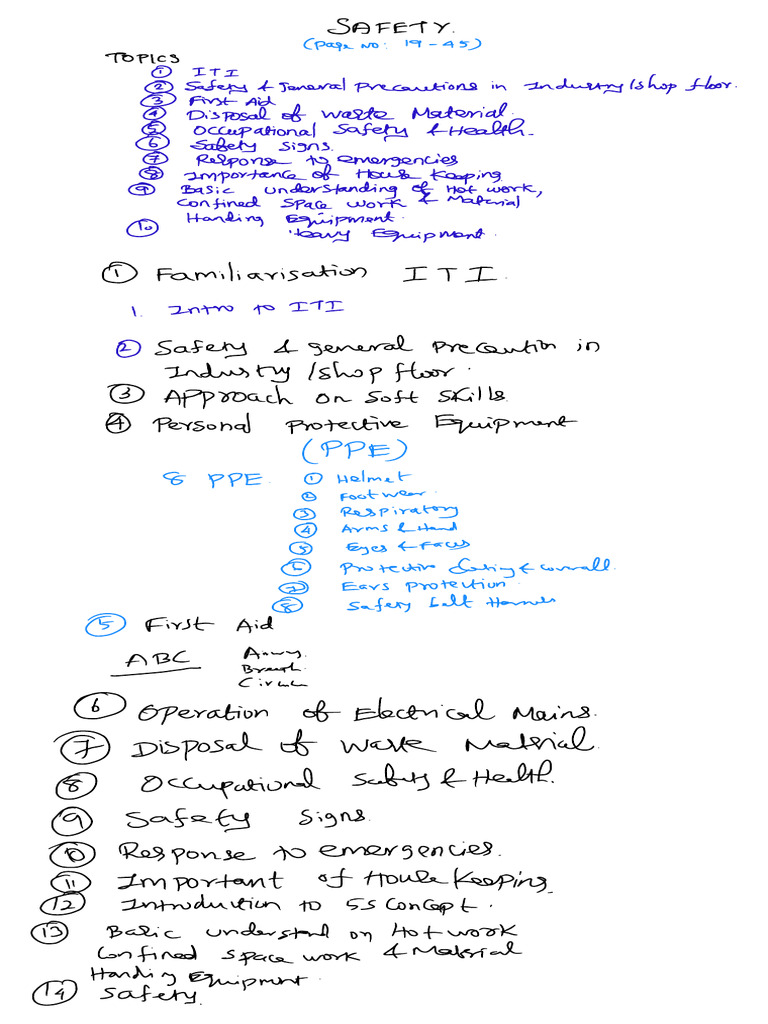 Safety Notes | PDF