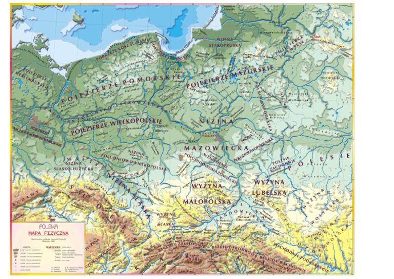 Mapa Fizyczna | PDF