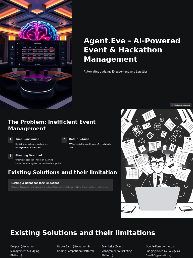 AgentEve AI Powered Event and Hackathon Management 2 | PDF | Artificial ...