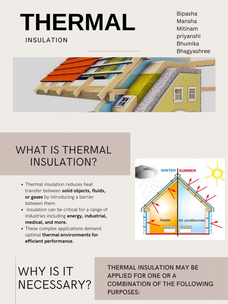 Thermal Insulation Presentation | PDF