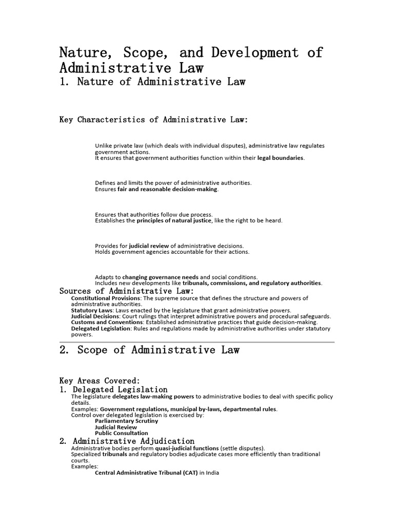 Administrative Law Internals | PDF | Administrative Law ...