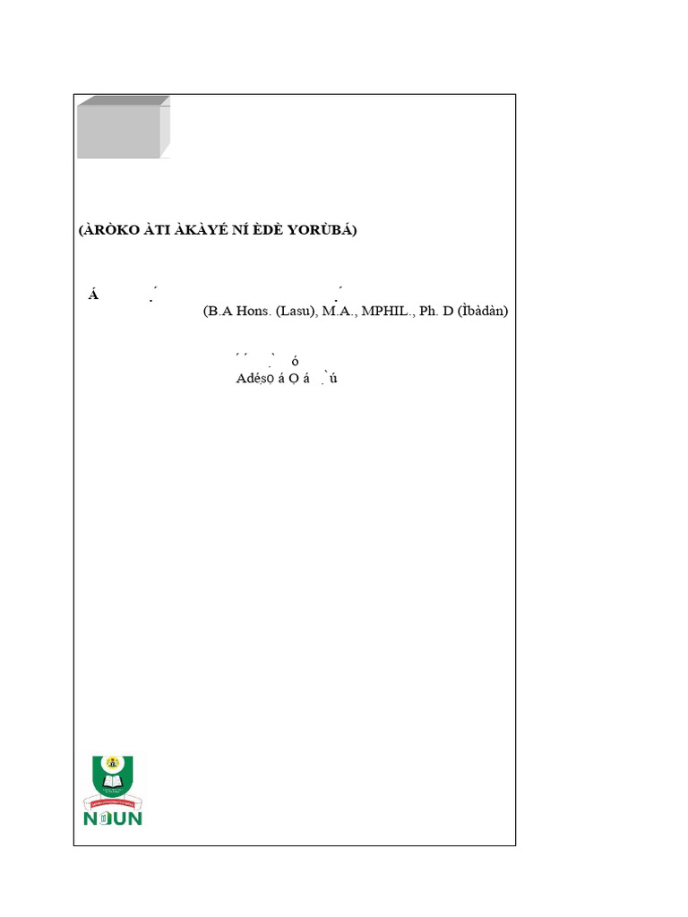 Yor 124 | PDF