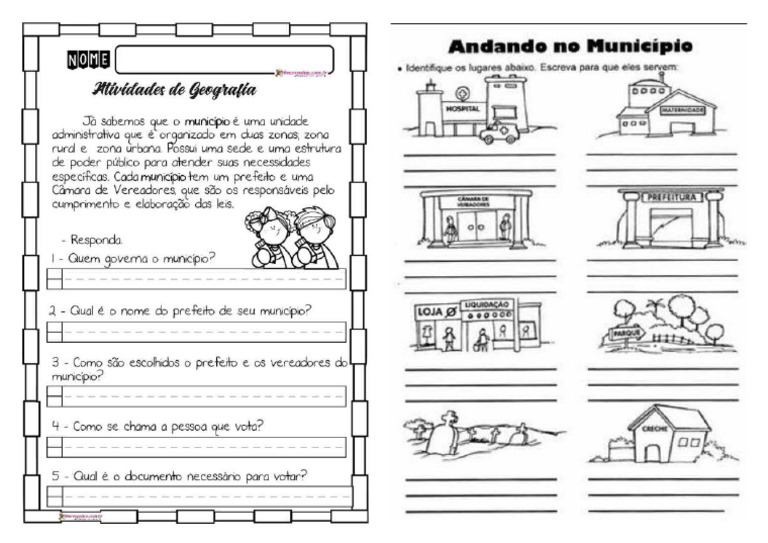 geografia município 4 ano | PDF