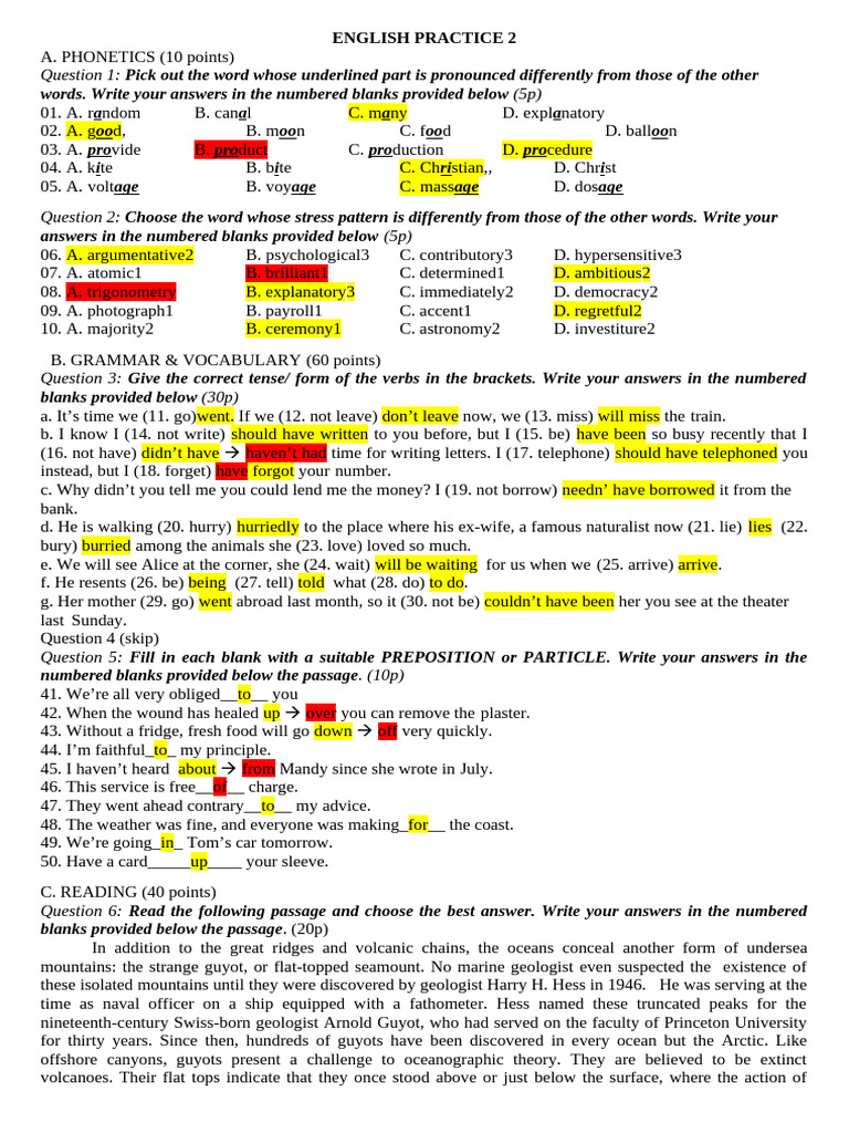 English Practice: Phonetics and Grammar | PDF | Santa Claus | Earth ...