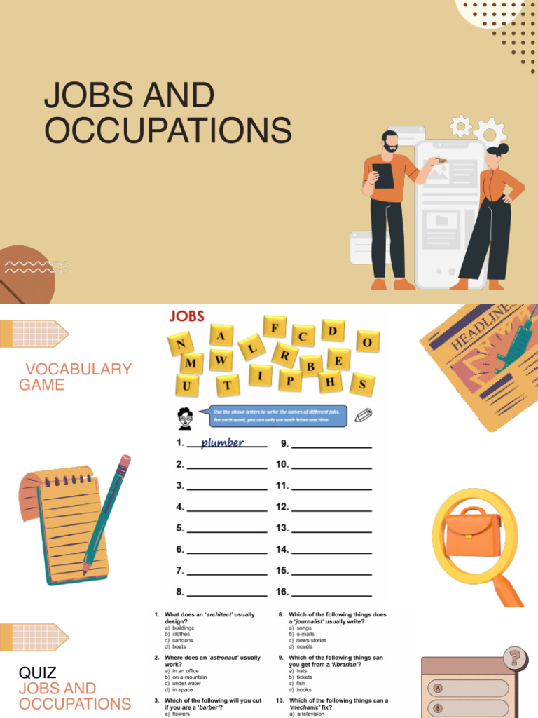 Открыть Документ «Jobs and Occupations» | PDF | Unemployment Benefits