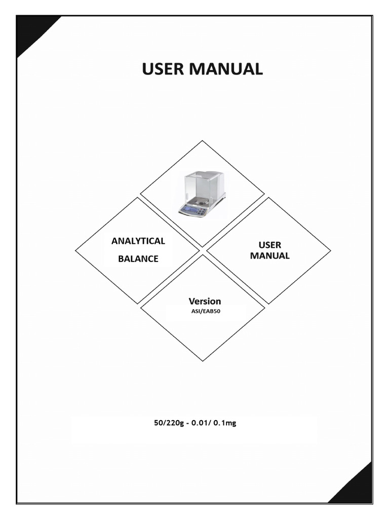 Weighing Procedure for Analytical Balance | PDF | Weighing Scale ...