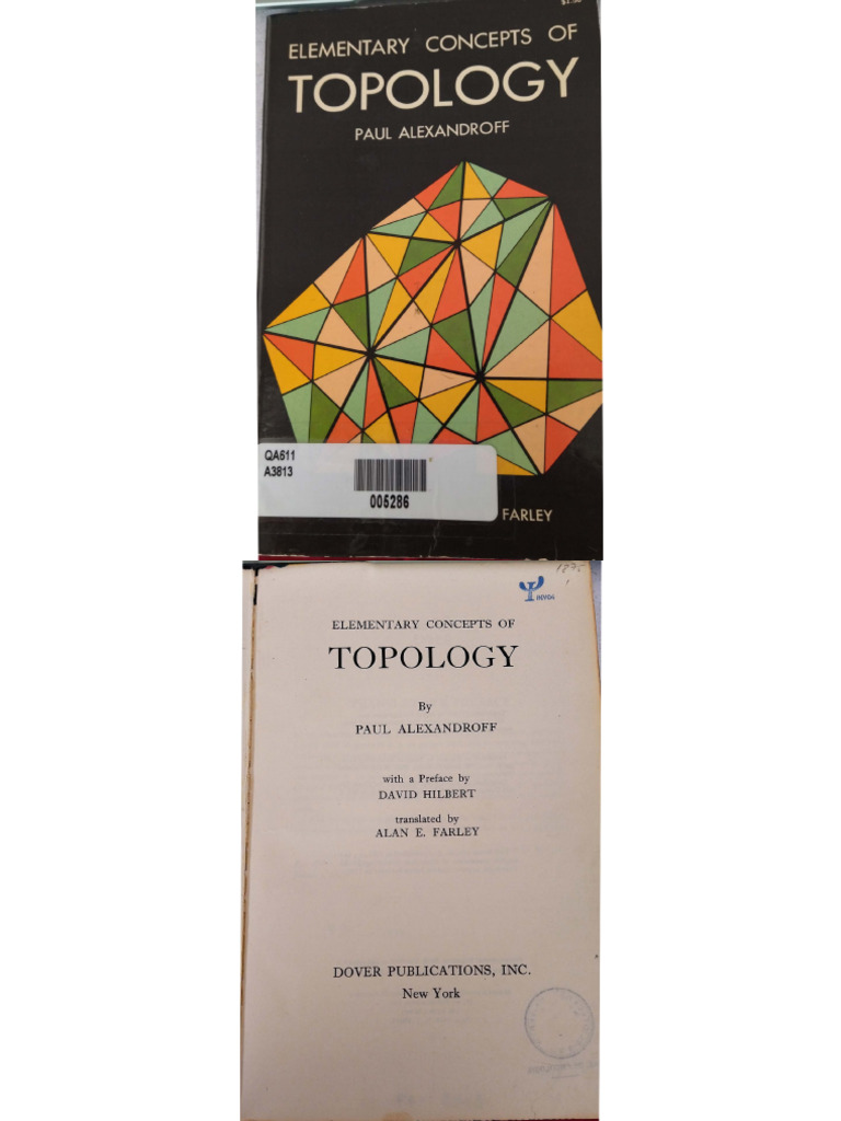 Alexandroff, P. - Elementary Concepts of Topology | PDF