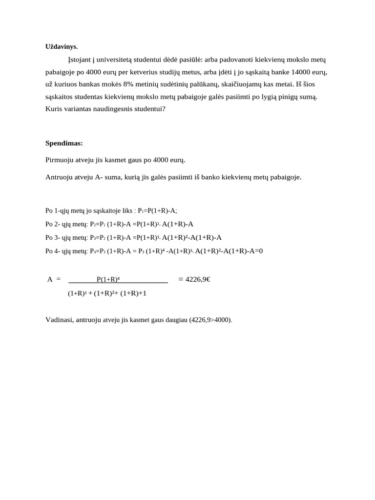 II Gr. Uzdavinys 2 | PDF