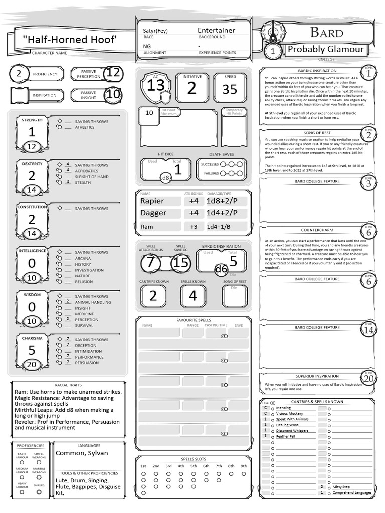Dana Hills: Fey Entertainer Stats | PDF | Musical Instruments