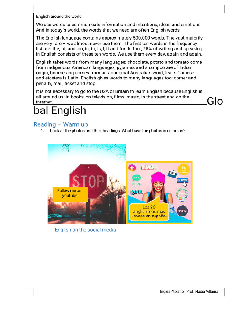 The Importance of English Today | PDF | English Language | Linguistics