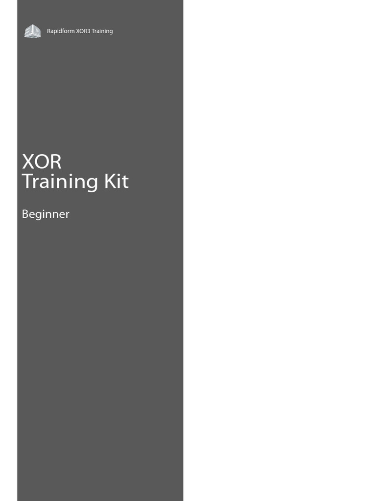 Rapidform XOR3 Training Overview | PDF | Shader | Button (Computing)