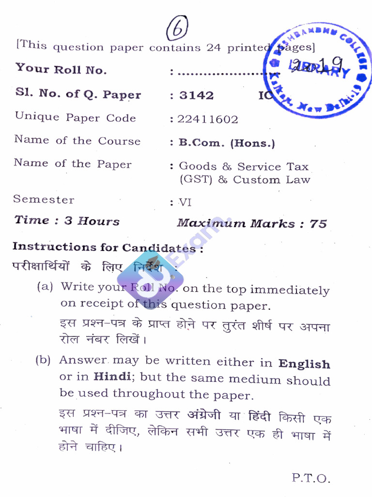 Corporate Governance Exam Guidelines | PDF | Value Added Tax | Taxes
