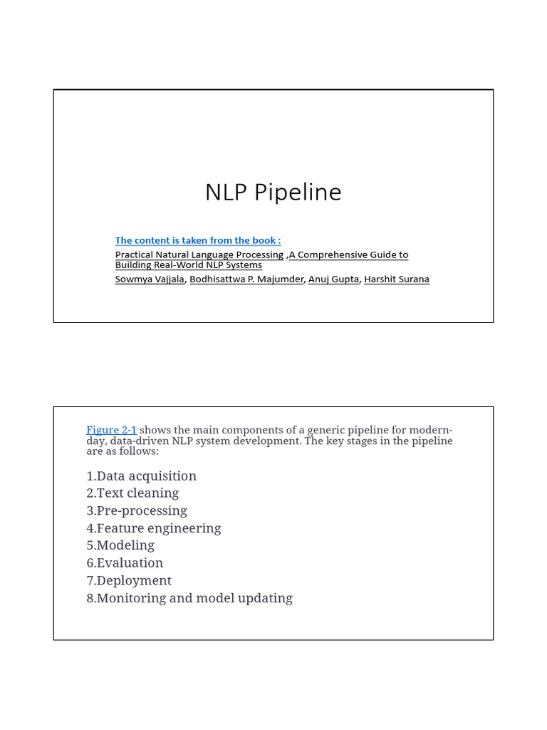 Essential Stages of NLP Pipeline | PDF | Machine Learning | Optical ...