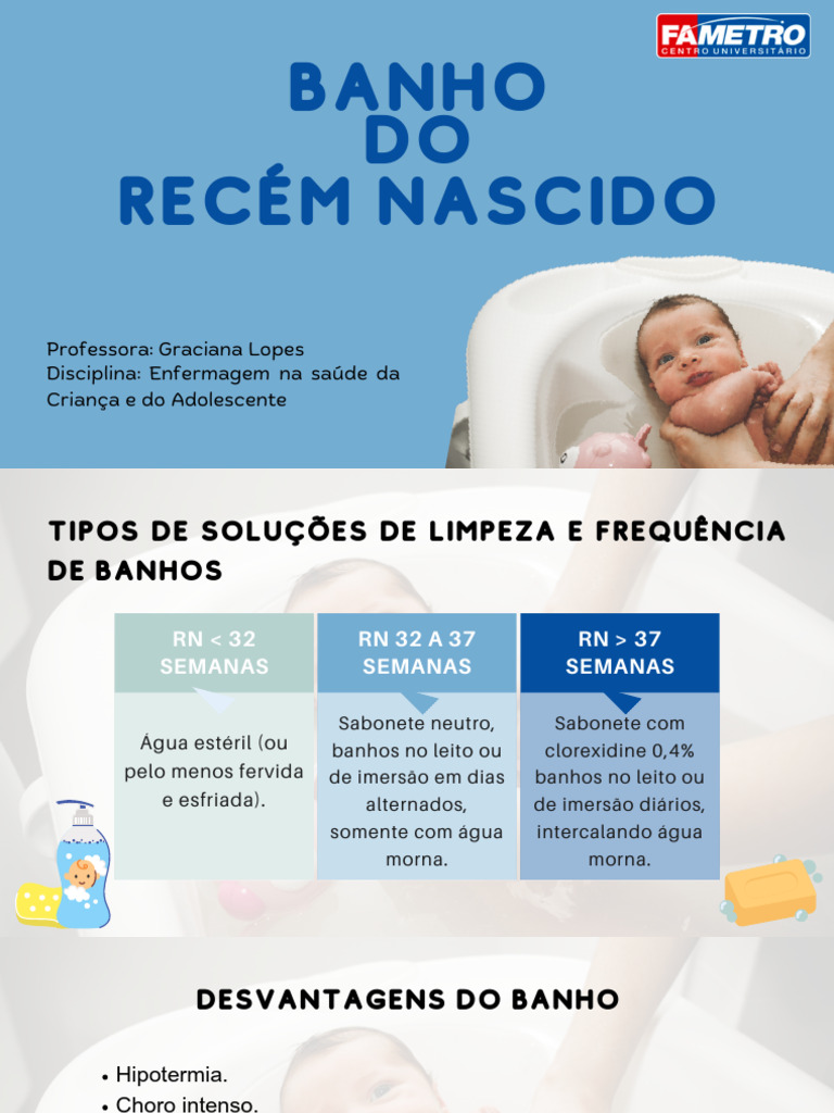 Banho Seguro para Recém-Nascidos | PDF