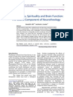 Sonic Patterns, Spirituality and Brain Function: The Sound Component of Neurotheology