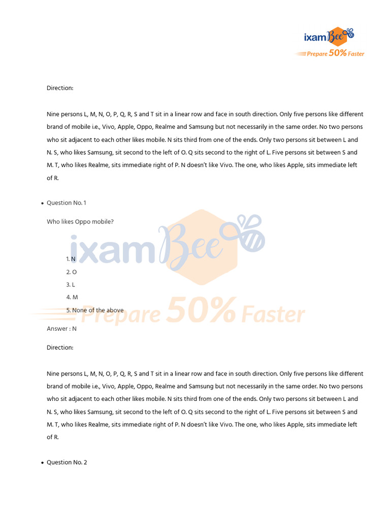 NABARD Grade A 2023 Phase I Shift 1 Previous Year Paper | PDF | Water ...